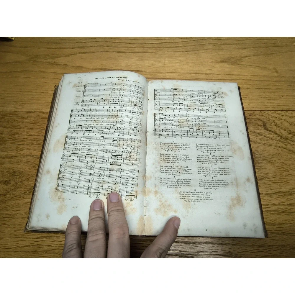 1865‎ Choix De Cantiques Pour Toutes Les Fetes De L'Annee Lambillotte Music